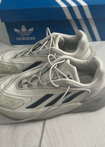 Beyaz Bağcıklı Kadın Spor Ayakkabı - Görsel 3