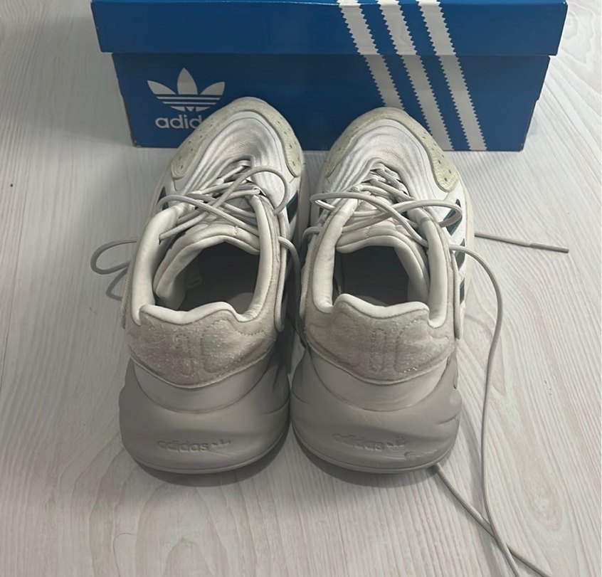 Beyaz Bağcıklı Kadın Spor Ayakkabı - Görsel 2