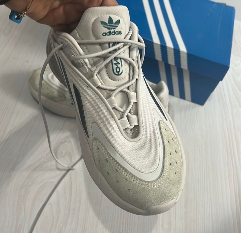 Beyaz Bağcıklı Kadın Spor Ayakkabı - Görsel 4