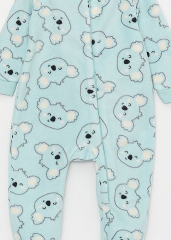 Bebek Erkek Baskılı Fermuarlı Tulum - Görsel 5