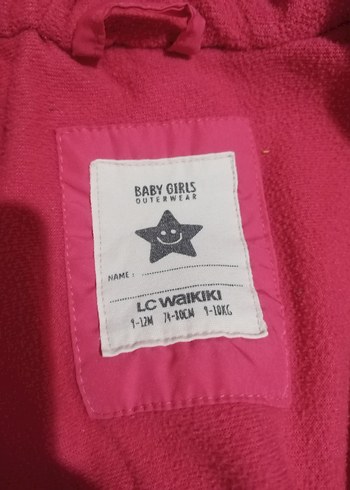 Kız Çocuk Kapüşonlu Fermuarlı Pembe Mont - Görsel 2