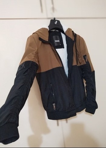 Kapüşonlu Fermuarlı Erkek Çocuk Ceket - Görsel 4