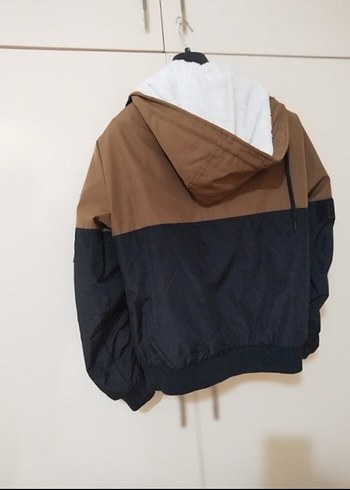 Kapüşonlu Fermuarlı Erkek Çocuk Ceket - Görsel 3