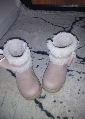 Pembe Kürklü Kız Çocuk Botu - Görsel 4