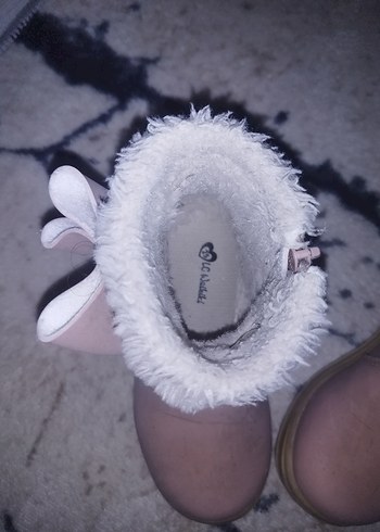 Pembe Kürklü Kız Çocuk Botu - Görsel 5