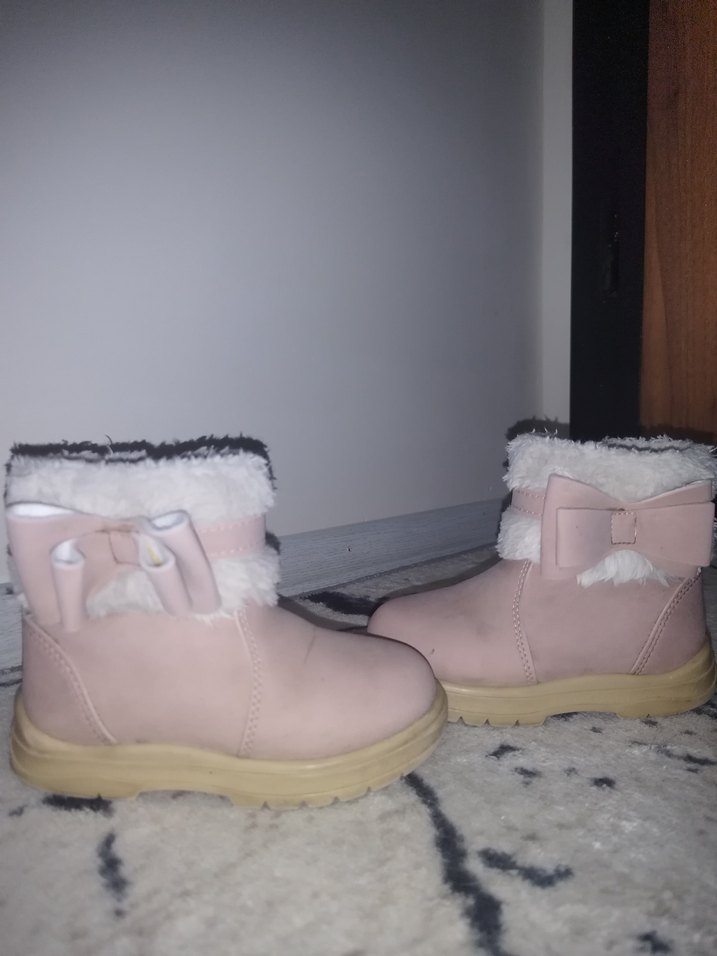 Pembe Kürklü Kız Çocuk Botu - Görsel 2