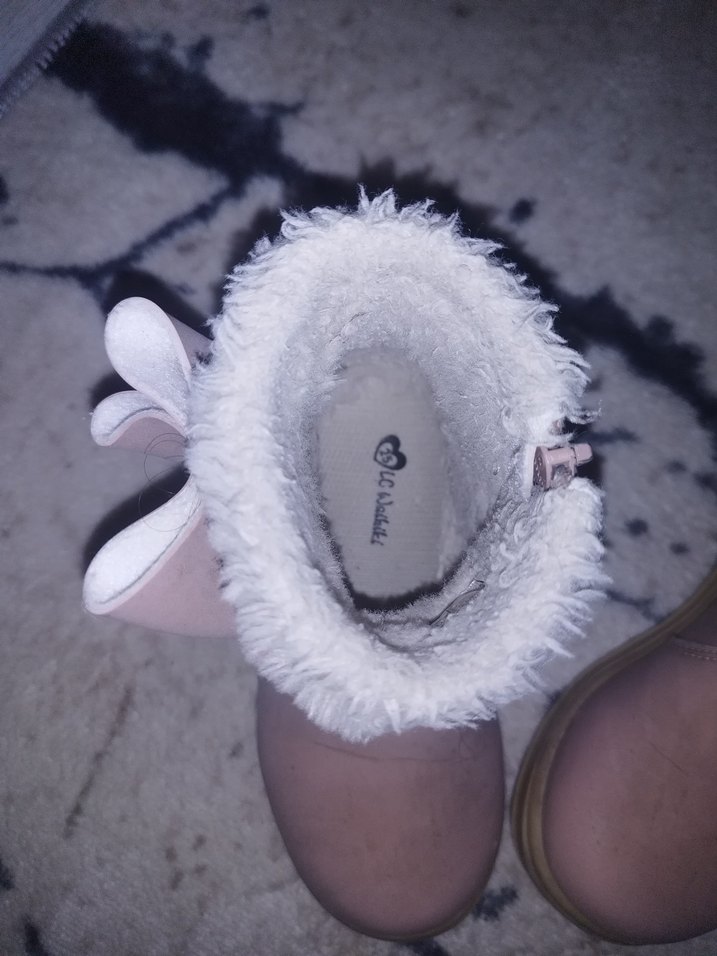 Pembe Kürklü Kız Çocuk Botu - Görsel 5