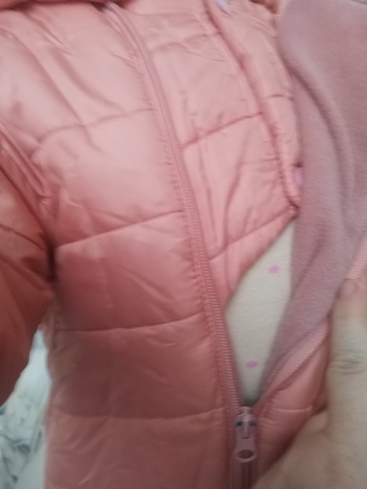 Pembe Bebek Kız Tulumu Fermuarlı Kapüşonlu - Görsel 3