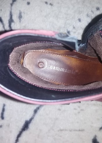 Bordo Süet Tokalı Kadın Bot - Görsel 6