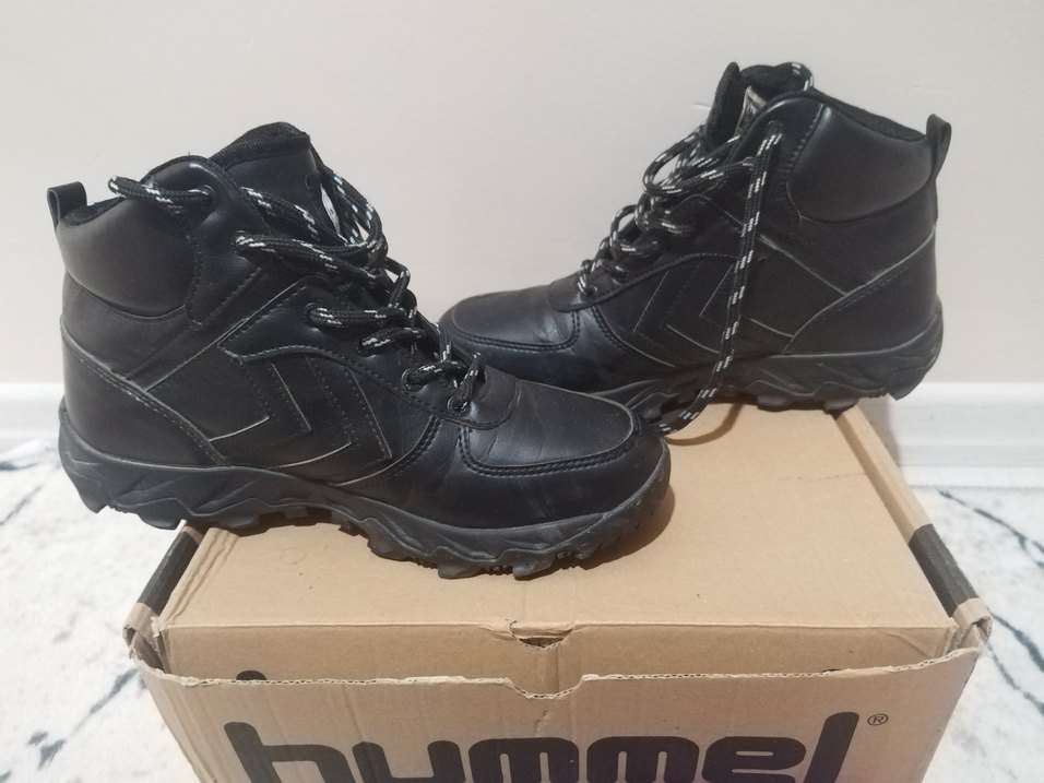 Erkek Siyah Bağcıklı Biker Bot - Görsel 2