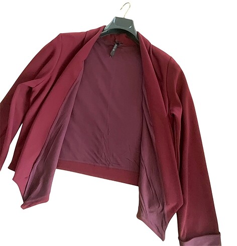 xl Beden bordo Renk Bordo vatkalı ceket