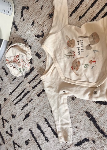 Kitikate Uzun Kollu Pamuklu Bohem Takım 0-1 ay - Görsel 3