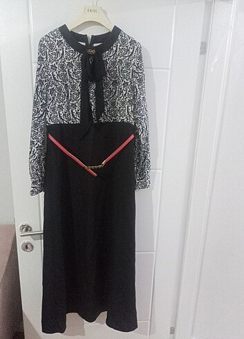 Alvina tesettür elbise - Görsel 8