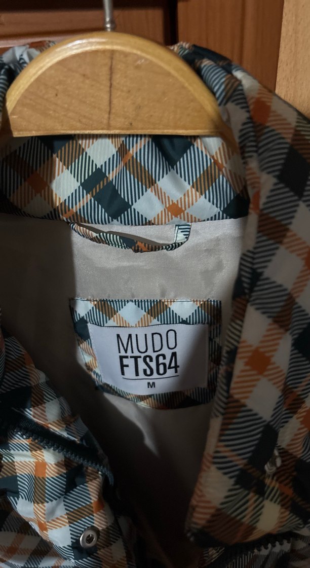 Düğmeli Ekose Desenli Kadın Ceket - Görsel 3