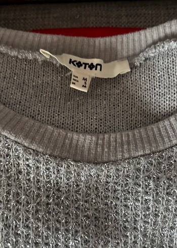 Gri Örgü Kadın Kazak, Uzun Kollu, Rahat Kesim - Görsel 2