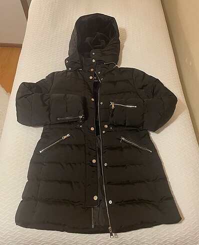 Zara orjinal kaz tüyü mont