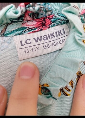 LC Waikiki Hiç kullanılmamış 13-14 yaş midi boy uzun kollu elbise
