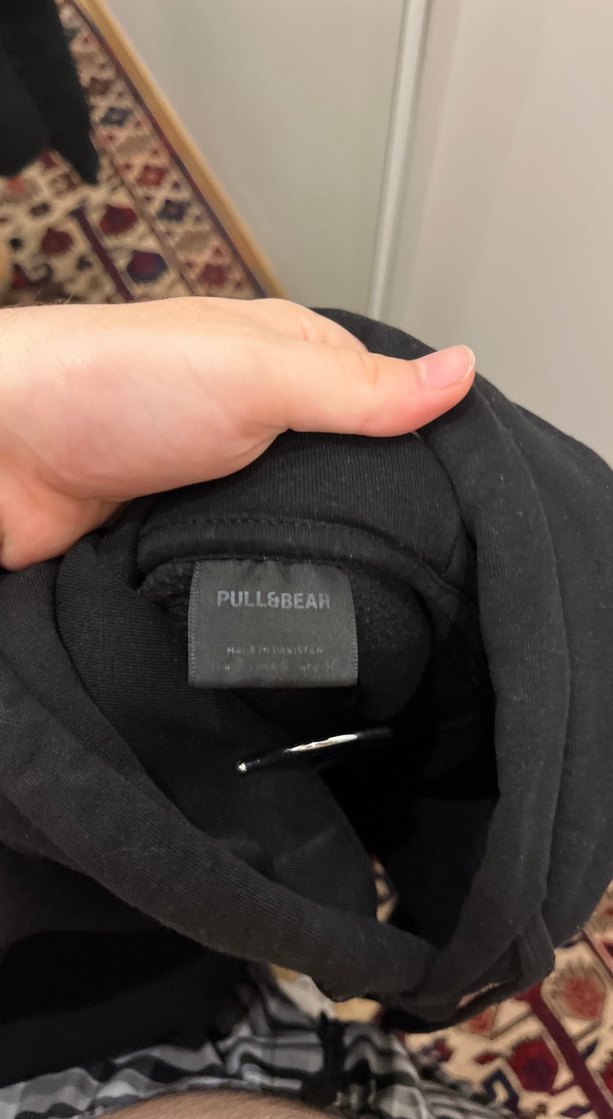 Siyah Baskılı Erkek  Sweatshirt - Görsel 3