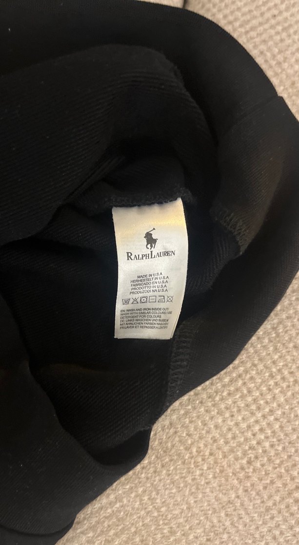 Siyah Erkek Kapüşonlu  Sweatshirt - Görsel 4