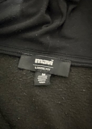 Erkek Siyah Fermuarlı Sweatshirt - Görsel 3