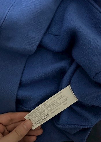 Mavi  Erkek Sweatshirt - Görsel 4