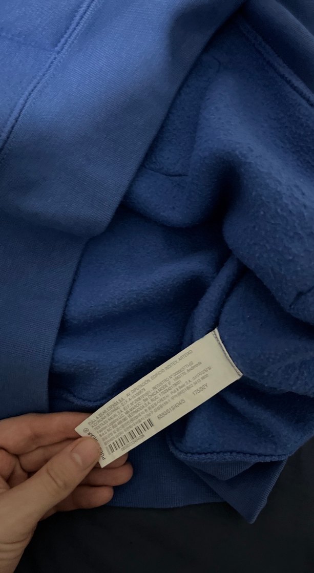 Mavi  Erkek Sweatshirt - Görsel 4