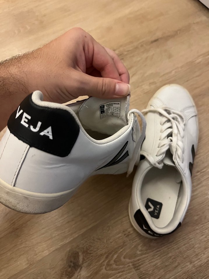 orijinal veja Beyaz Bağcıklı Spor Ayakkabı — görsel 4/6