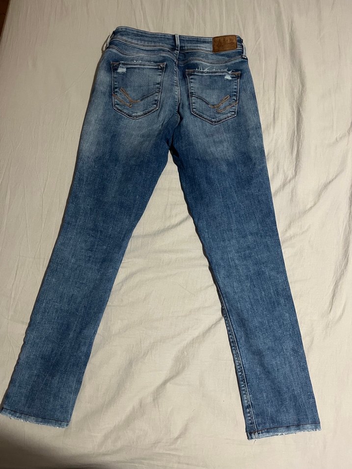 Mavi Yıkamalı Dar Kesim Denim Jean  bel 29 boy 30 — görsel 5/6