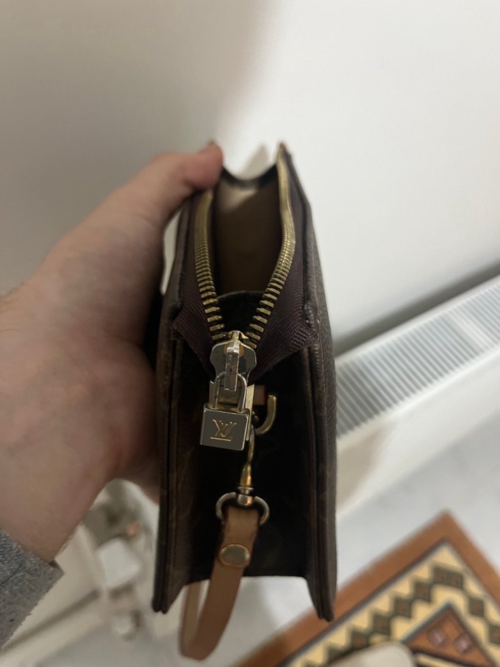 Louis Vuitton Vintage Monogram Kahverengi Mini Omuz Çantası — görsel 5/6