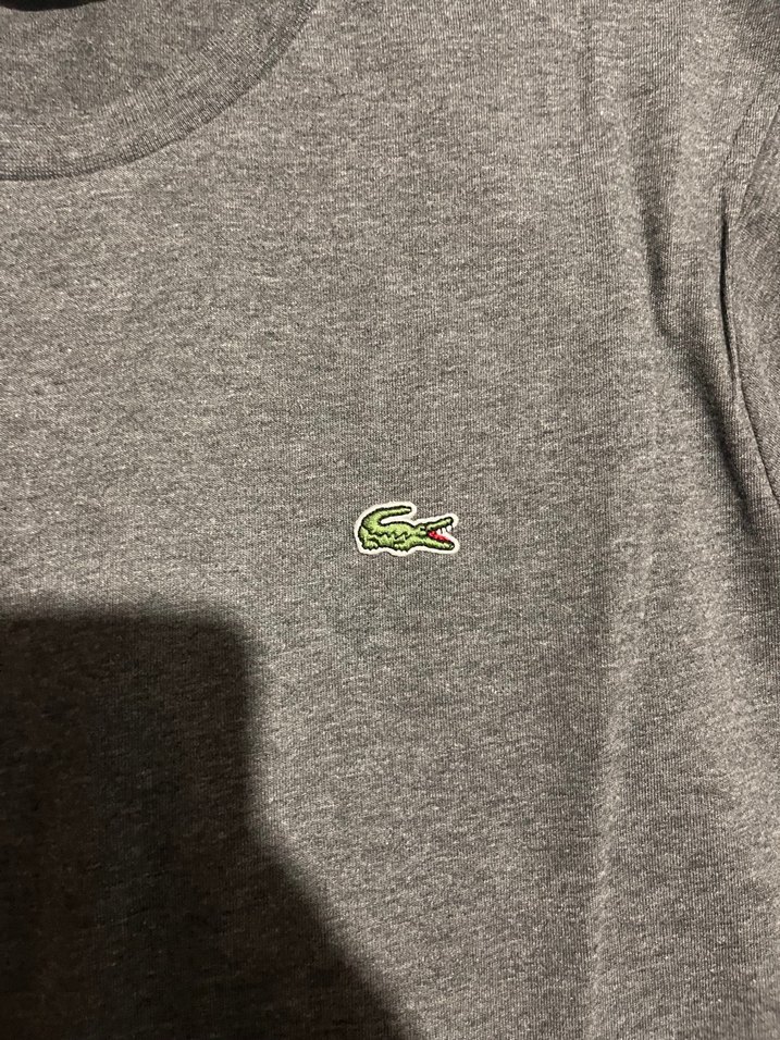Lacoste antrasit Bisiklet Yaka Tişört — görsel 2/8