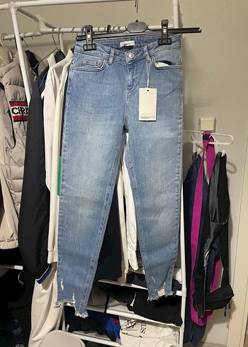 ipekyol Acik Mavi Yikamali Rahat Denim Jean