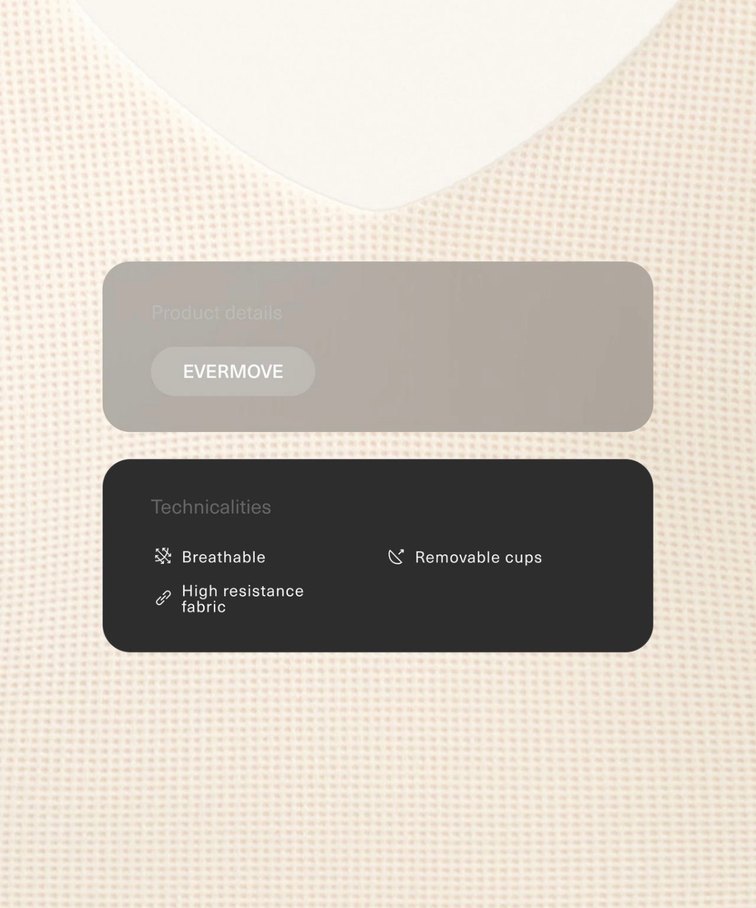 Bej V Yakalı Kolsuz Mini Spor Üst - Görsel 3