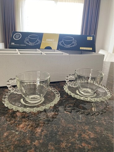 Boncuklu kahve fincanı - Görsel 2