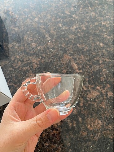 Boncuklu kahve fincanı - Görsel 3