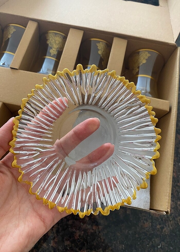 Gold çay bardağı - Görsel 4