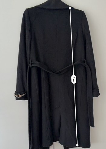 İpekyol Siyah Asimetrik Fermuarlı Kaban - Görsel 7