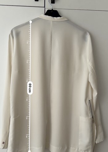 Beyaz Kadın gömlek - Görsel 7