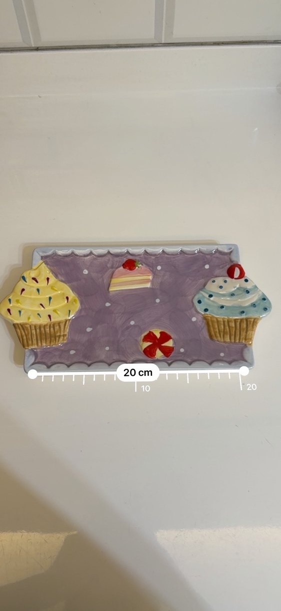 Pastel Mor Pasta ve Kek Tabakları - Görsel 3