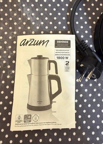 Arzum Gri Çay Makinesi - Görsel 9