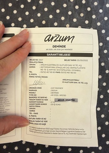 Arzum Gri Çay Makinesi - Görsel 11