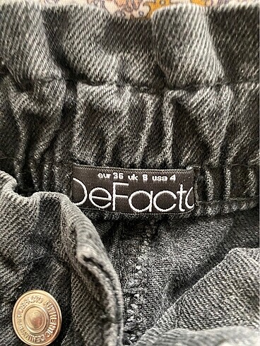Defacto Siyah kot pantalon