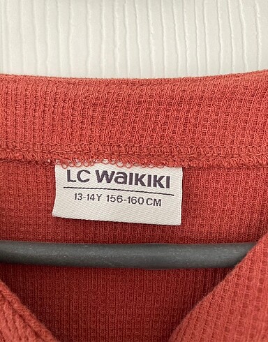 13-14 Yaş Beden kahverengi Renk LCW elbise