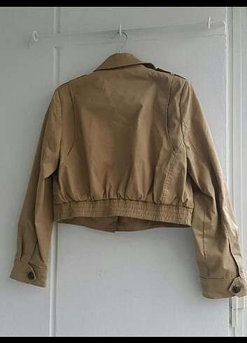 Zara ZARA Crop Bej Ceket