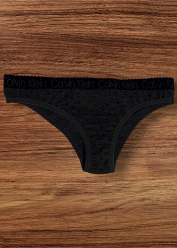 Siyah Calvin Klein Midi Kadın Külot