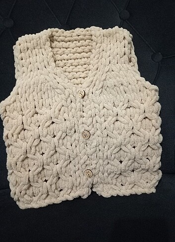 Zara Bebek yelek bandana yaninda hediyesi 