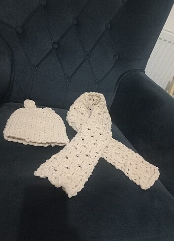 1-2 Yaş, 19 cm Beden Puffy atki şapka 1.5 yasa kadar uygundur 