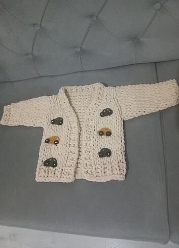 Puffy arabalı hirka 
