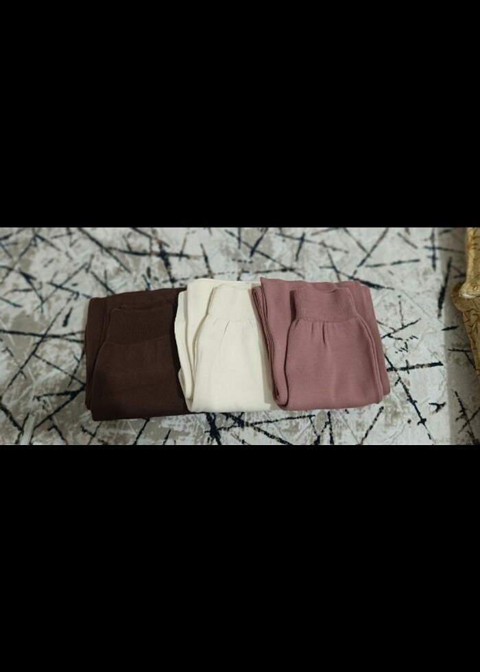 Sıfır triko kadın pantalon  - Görsel 2