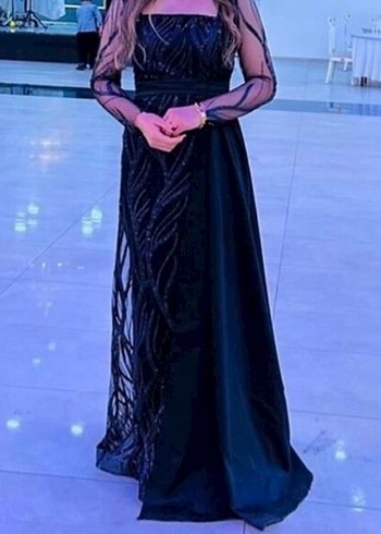 Uzun Siyah Abiye