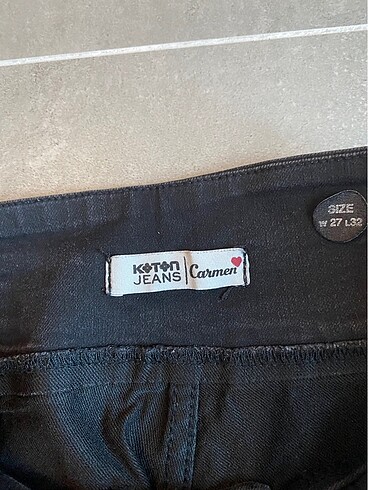 27 Beden Koton Jean Antrasit Renk